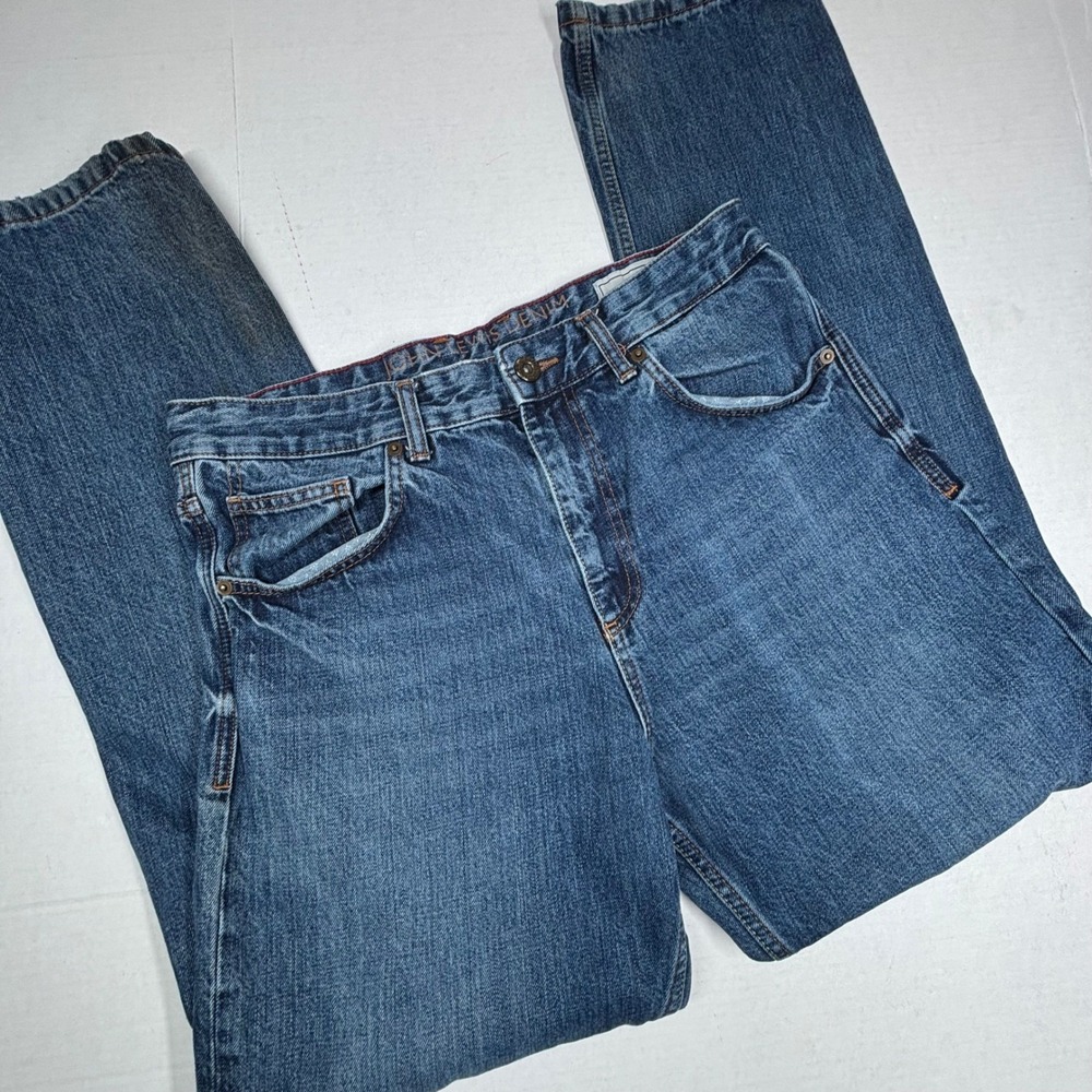 John Lewis‎ Denim 1864 Straight Leg Jeans Mens 34 31X31 Distressed Work GUC